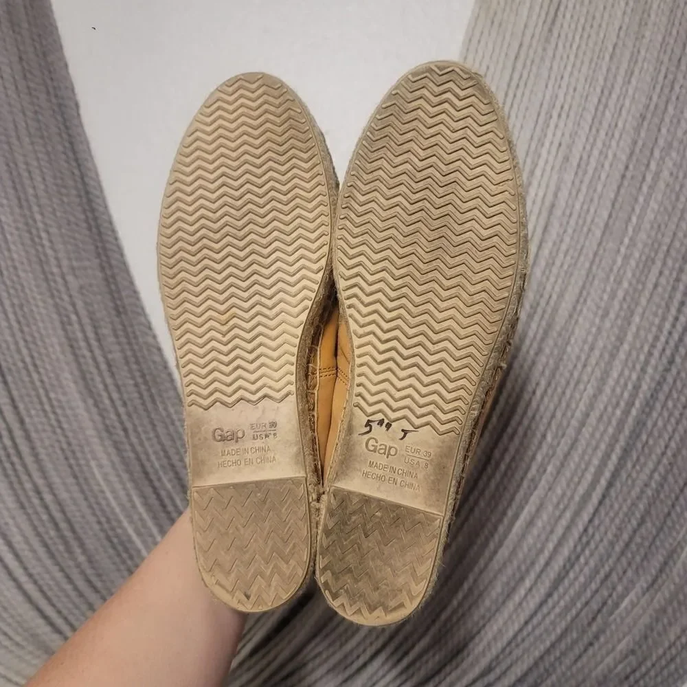 GAP Espadrille Flats Sz 8